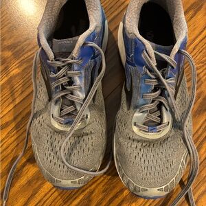 Brooks Men's Gray and Blue Running Shoes
